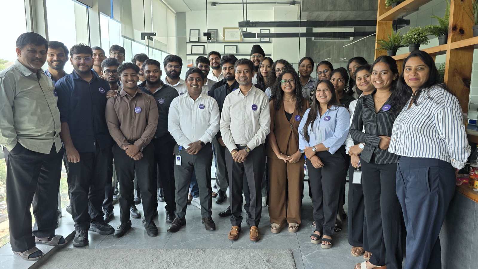 The relai team at the Gachibowli office