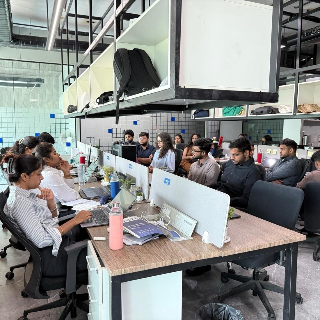 Inside the relai office in Hyderabad